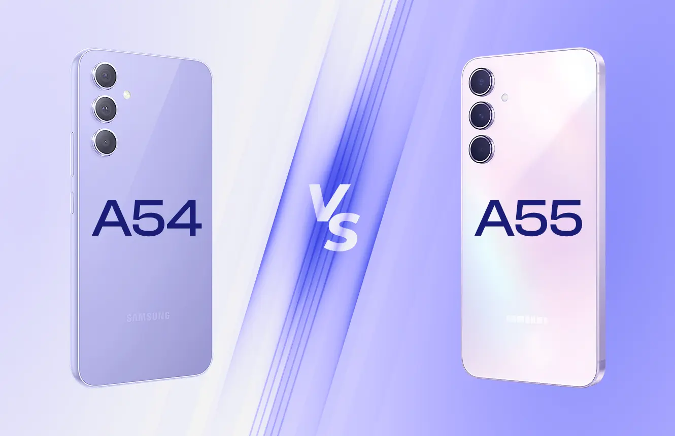 مقایسه سامسونگ گلکسی A54 و A55