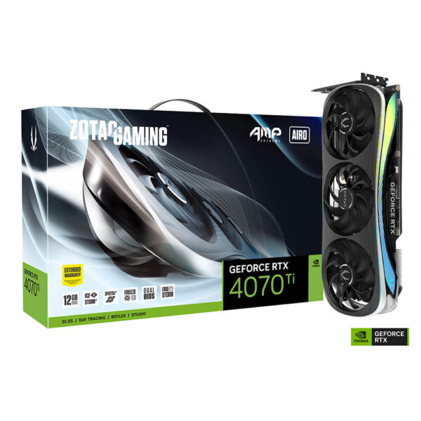 کارت گرافیک (12GB) ZOTAC Gaming GeForce RTX 4070 Ti AMP Extreme AIRO