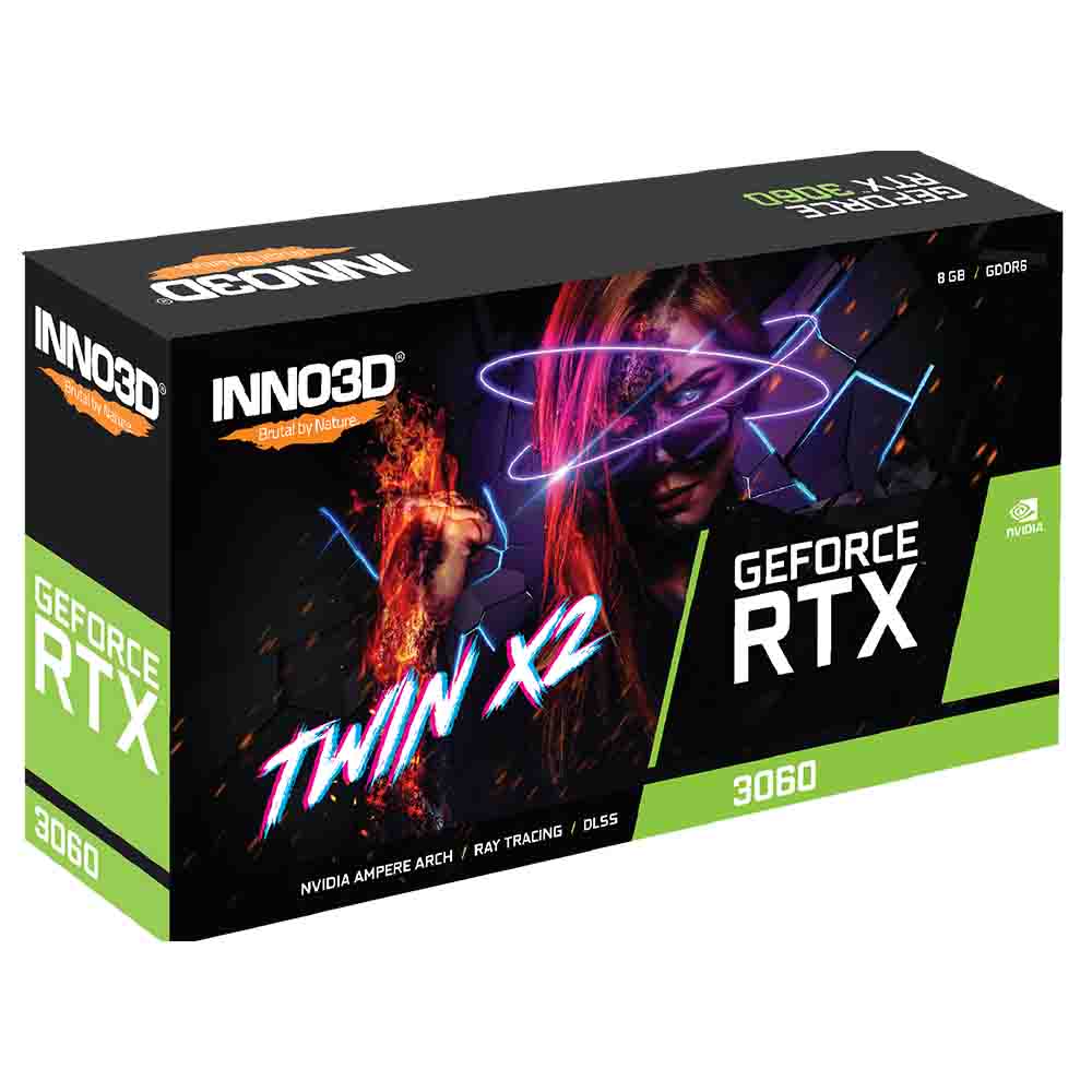 کارت گرافیک inno3d RTX3060 Twin X2