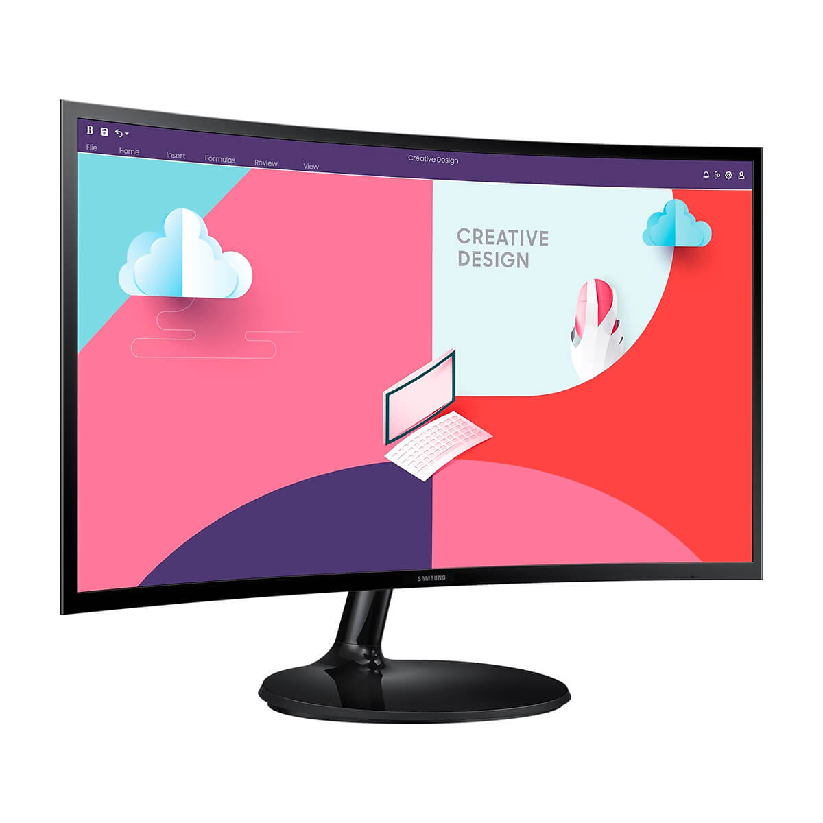 مانیتور سامسونگ خمیده 24 اینچ LS24C360
