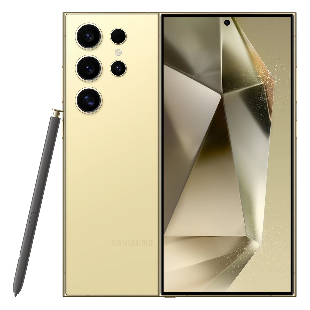 گوشی موبایل سامسونگ مدل Galaxy S24 Ultra • زرد تیتانیومی
