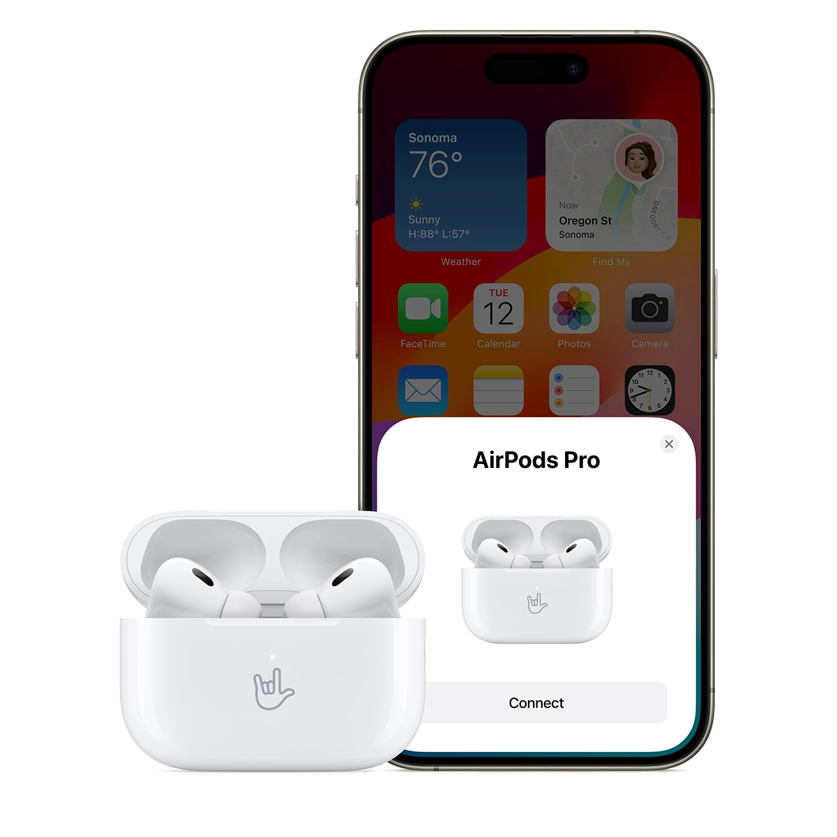 هندزفری بی‌سیم اپل مدل AirPods Pro (نسل دوم) • با آیفون