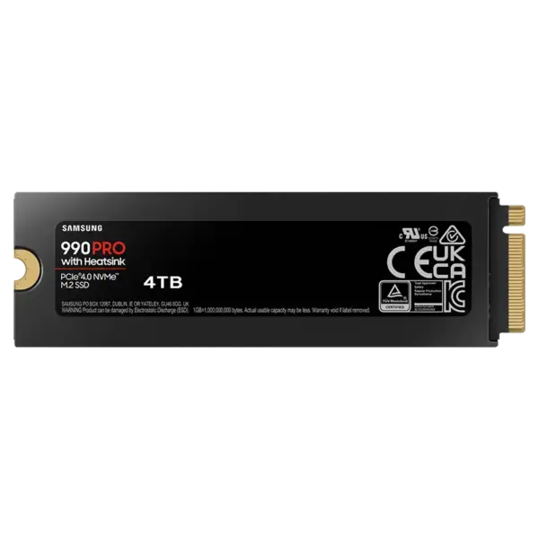 SSD اینترنال سامسونگ مدل 990 PRO Heatsink با ظرفیت 4 ترابایت