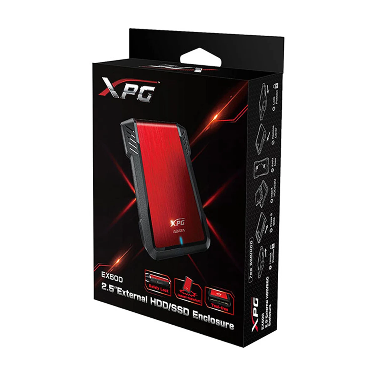 باکس هارد ای دیتا مدل ADATA XPG EX500