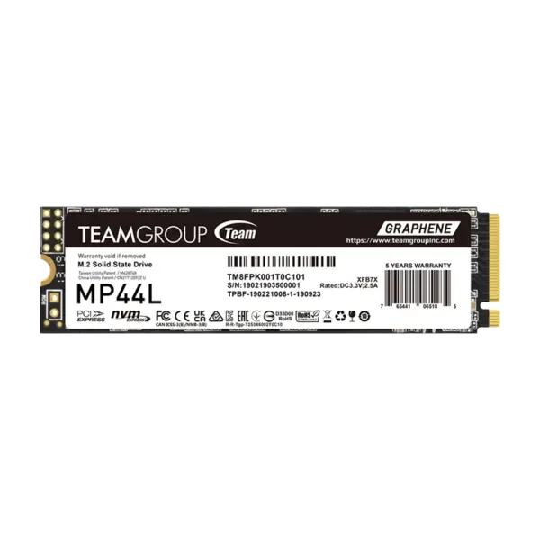 SSD اینترنال  تیم گروپ مدل MP44L با ظرفیت 1 ترابایت