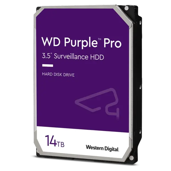 هارد اینترنال وسترن دیجیتال مدل Purple با ظرفیت 14 ترابایت