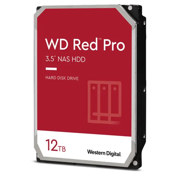 هارد اینترنال وسترن دیجیتال مدل Red Pro با ظرفیت 12 ترابایت