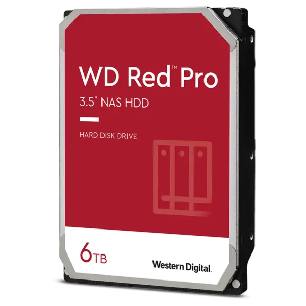 هارد اینترنال وسترن دیجیتال مدل Red Pro با ظرفیت 6 ترابایت
