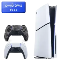 پلی استیشن 5 اسلیم ( PS5 Slim ) دیسک خور ریجن ژاپن 2000 با یک دسته اضافه ارتشی