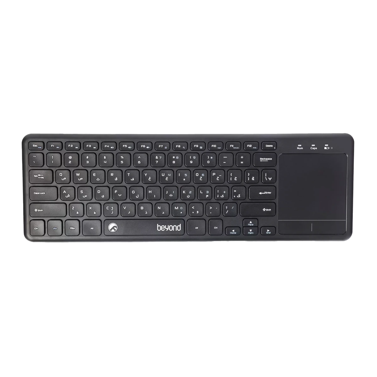 کیبورد بی‌سیم بیاند تاچ پد دار مدل BK-6802BT
