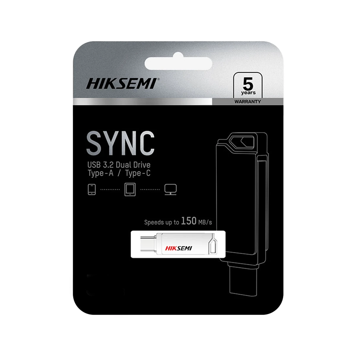فلش مموری هایکسمی مدل HS-USB-E327C U3