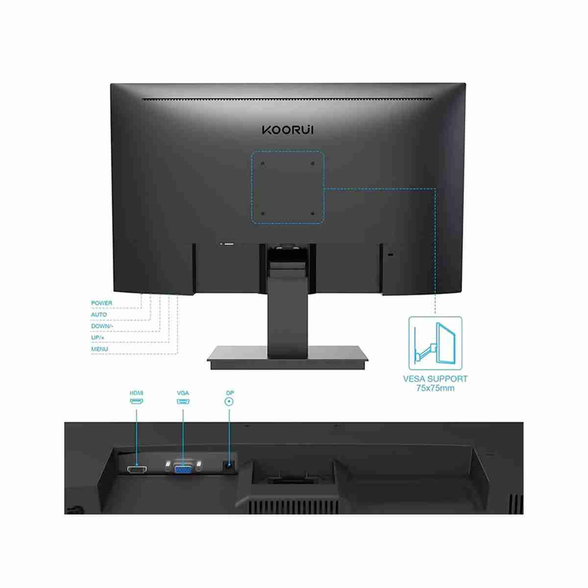خرید مانیتور 22 اینچ کووری مدل Koorui 22N1 FULL HD