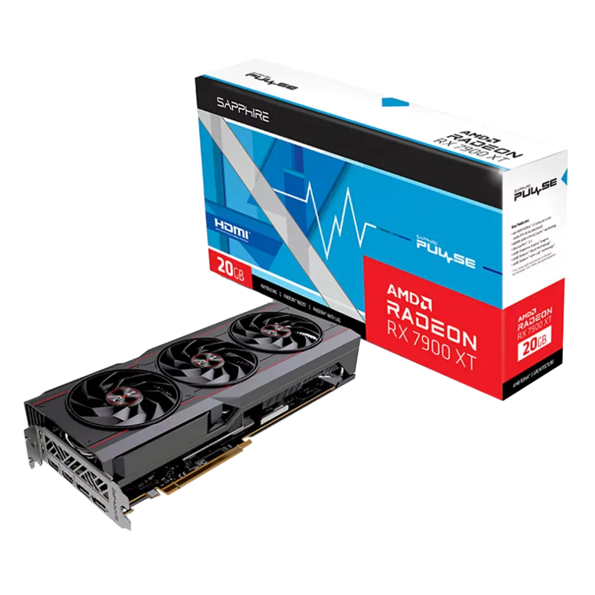 کارت گرافیک سافایر مدل PULSE AMD Radeon RX 7900 XT 20GB