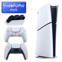 پلی استیشن 5 اسلیم ( PS5 Slim ) دیجیتال ریجن اروپا 2016 + دسته مرواریدی + استند شارژ